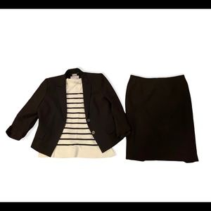 Calvin Klein Skirt Suit with long sleeve top